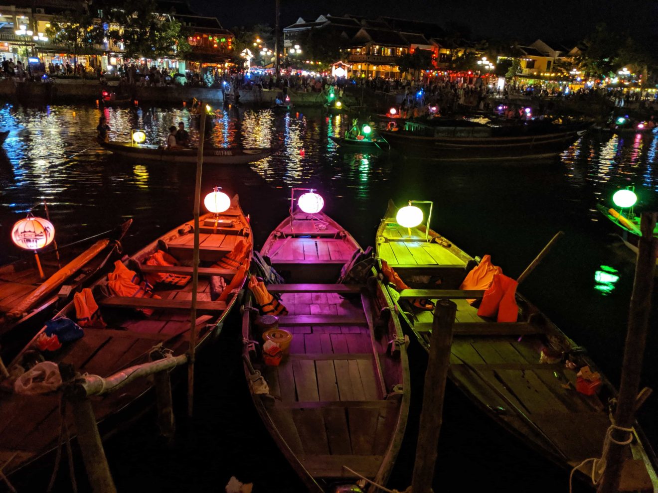 Hoi An lantern boats
