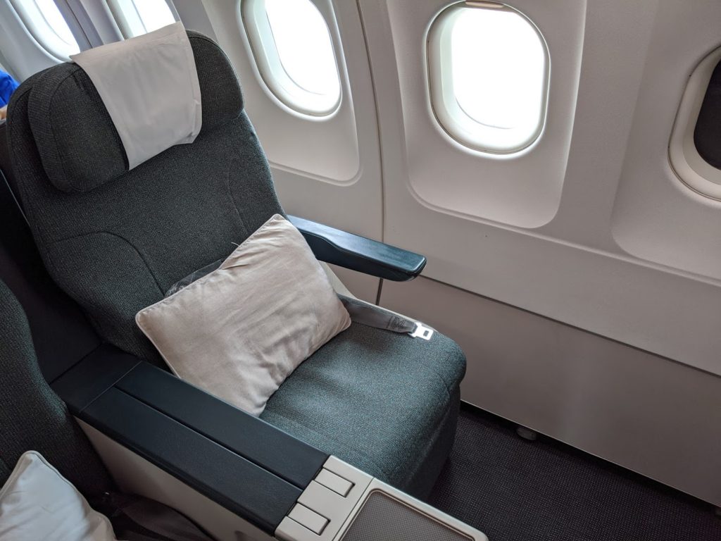 Cathay Dragon Business Class Seat 11A
