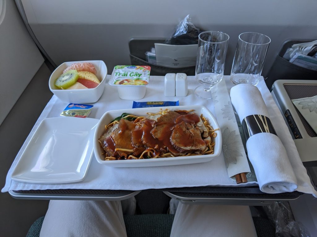 Cathay Dragon Business Class Breakfast Danang To Hong Kong KA227