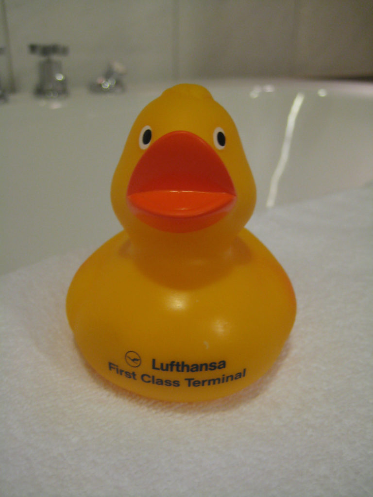 Lufthansa First Class Terminal Rubber Duck