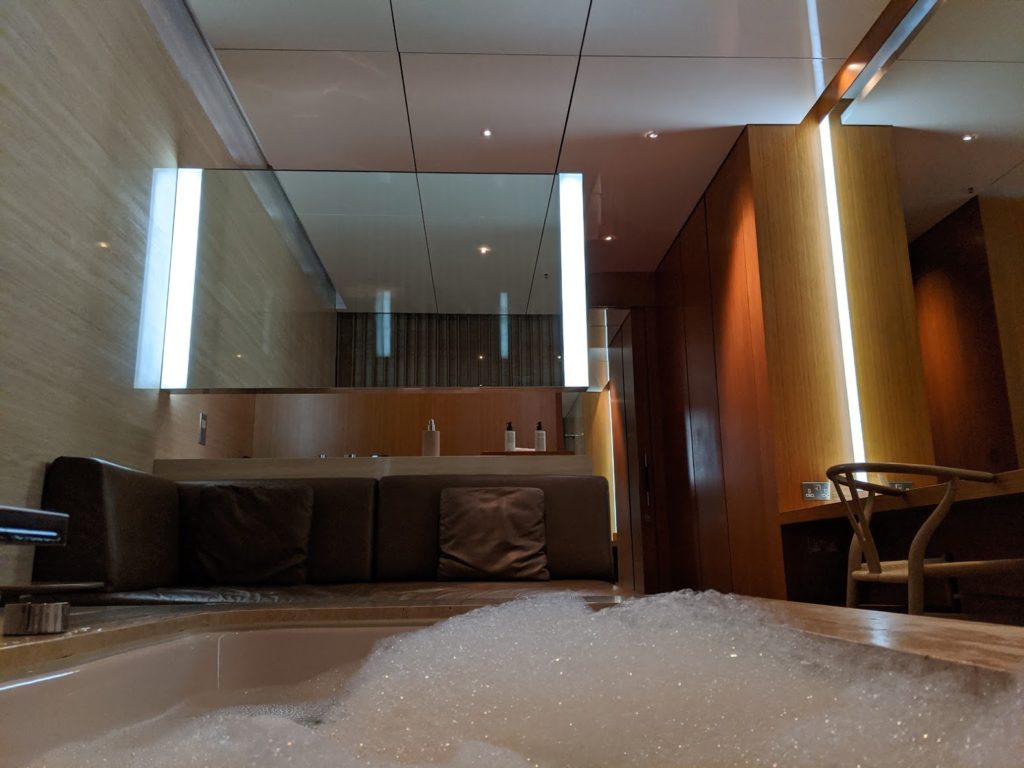 The Wing First Class Cabana Bubble Bath