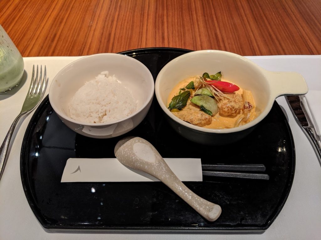 The Wing First Class Lunch Penang Curry