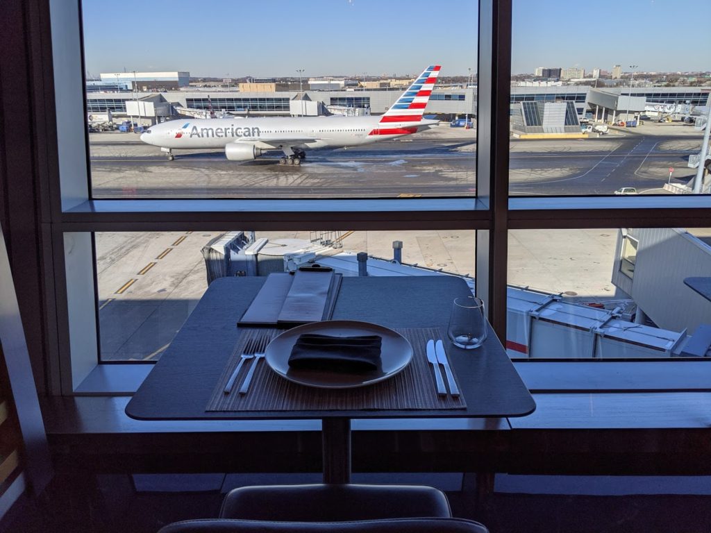 Flagship First Dining JFK View