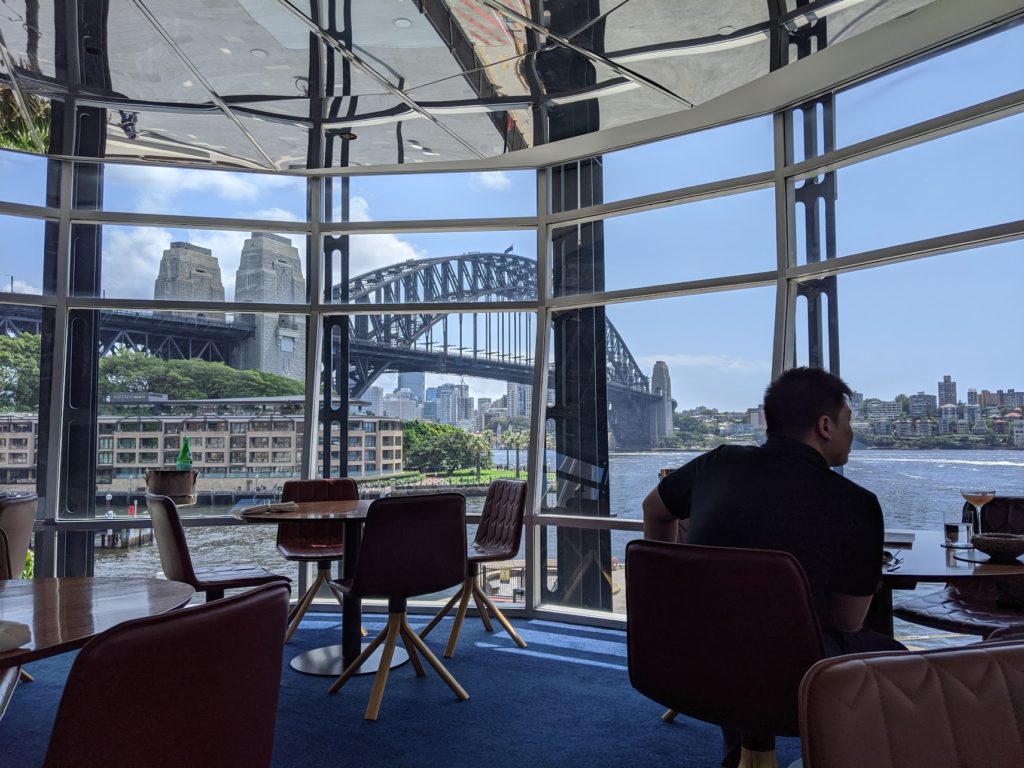 Quay View Of Sydney Harbour Bridge