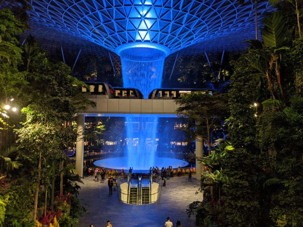 Yotel Changi Airport Singapore Jewel Waterfall