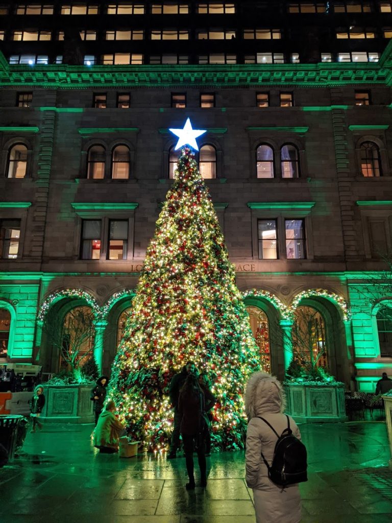Palace Hotel New York Christmas Tree