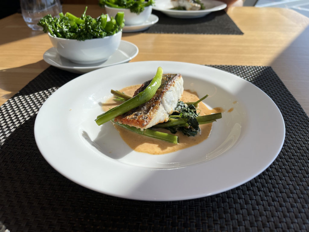 Qantas First Lounge Barramundi