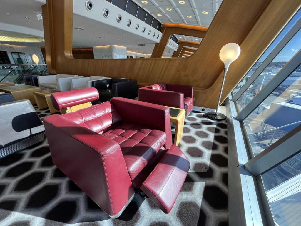 Qantas First Lounge Recliner