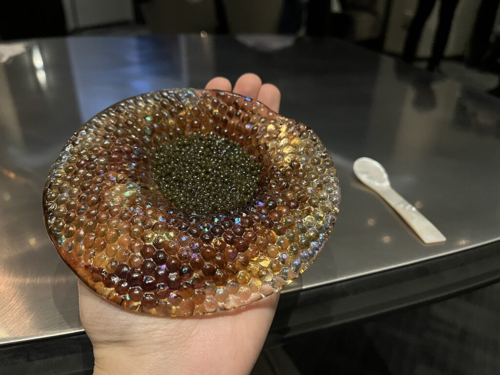 Alinea Chicago Review Caviar