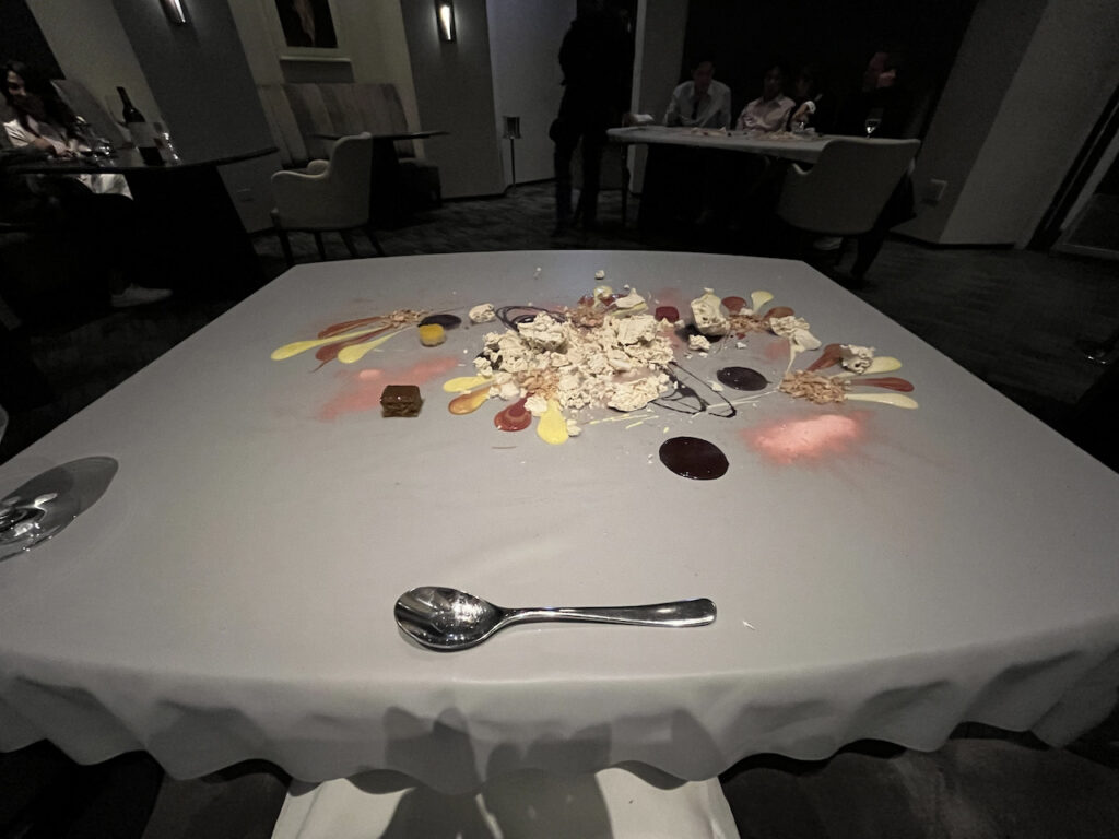 Alinea Chicago Review Paint Dessert