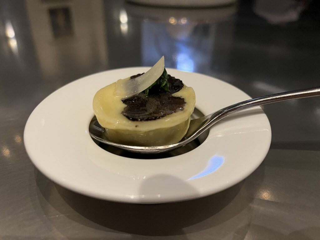 Alinea Chicago Review Truffle Explosion