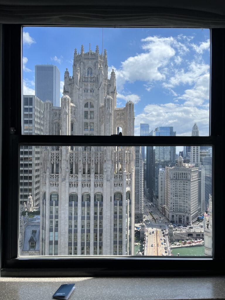 InterContinental Chicago Magnificent Mile Tribune Tower View