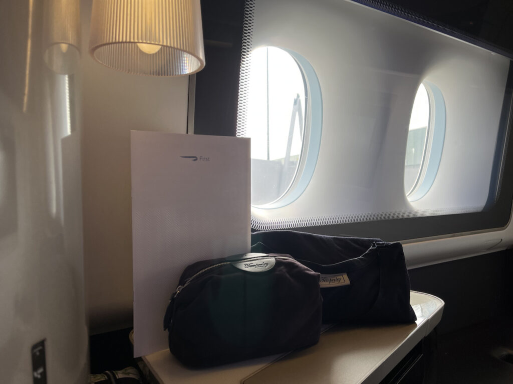 British Airways First Class Amenity Kit Pyjamas