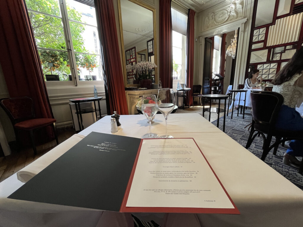 L'Ambroisie Dining Room