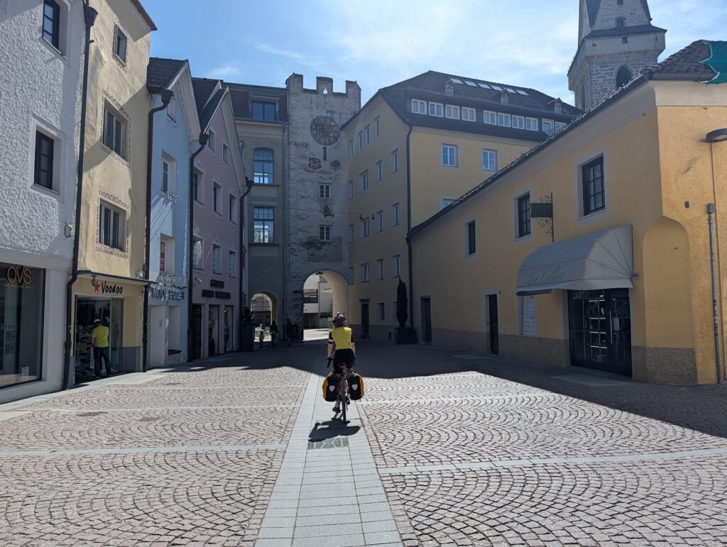Cycling through Bruneck