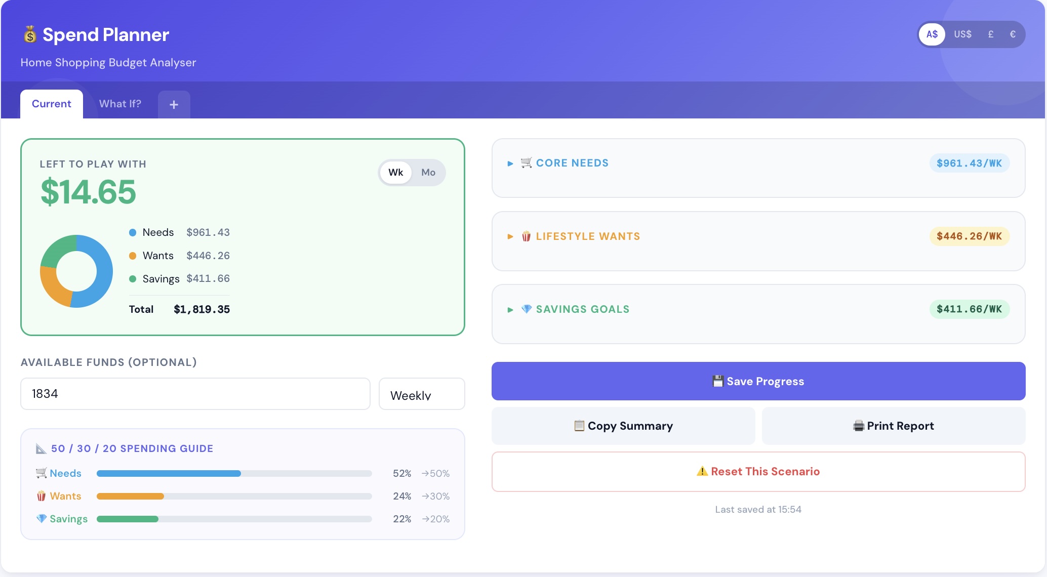 Free Budget Planner Australia for holiday cost tracking
