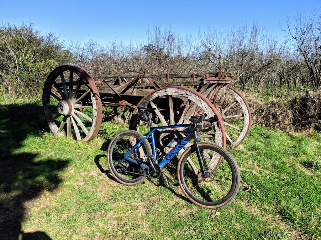 Pettys Orchard farm equipment and Canyon bike