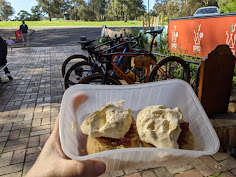 Scones and Cycles at Brimbank Park