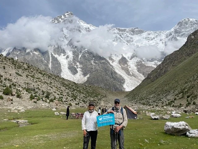 Project Base8000 at Herrligkoffer Base Camp below the Rupal Face of Nanga Parbat, Pakistan